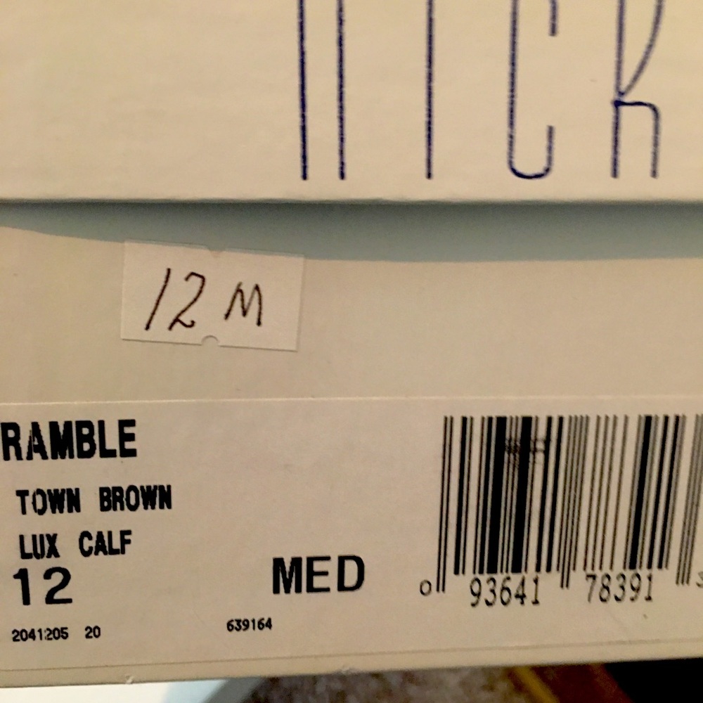 Nickels 12 M shoes, Deeply Discounted (worn)